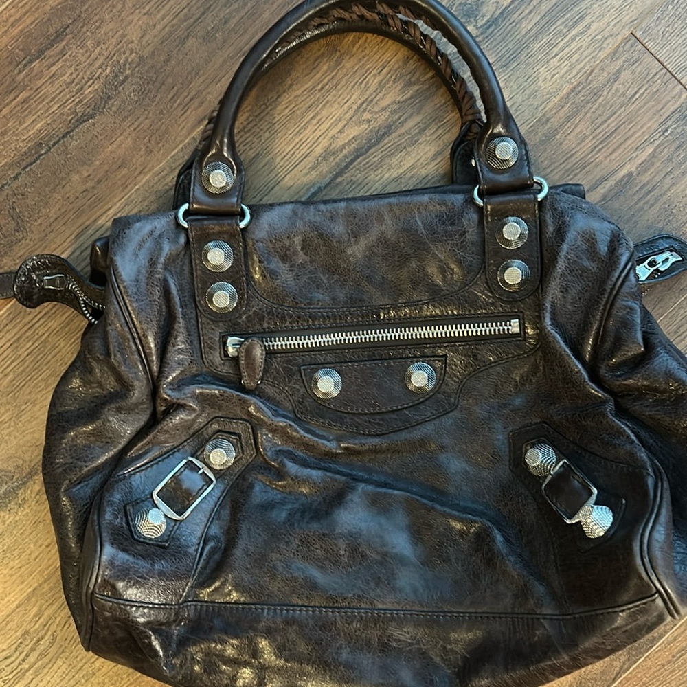 Brown Balenciaga bag. Good condition